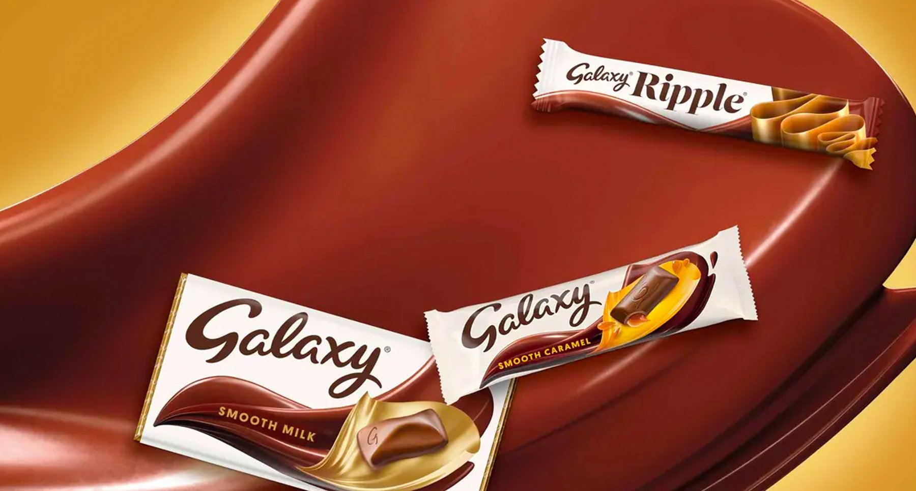 Chocolate brand galaxy advertisement World Chocolate Day 