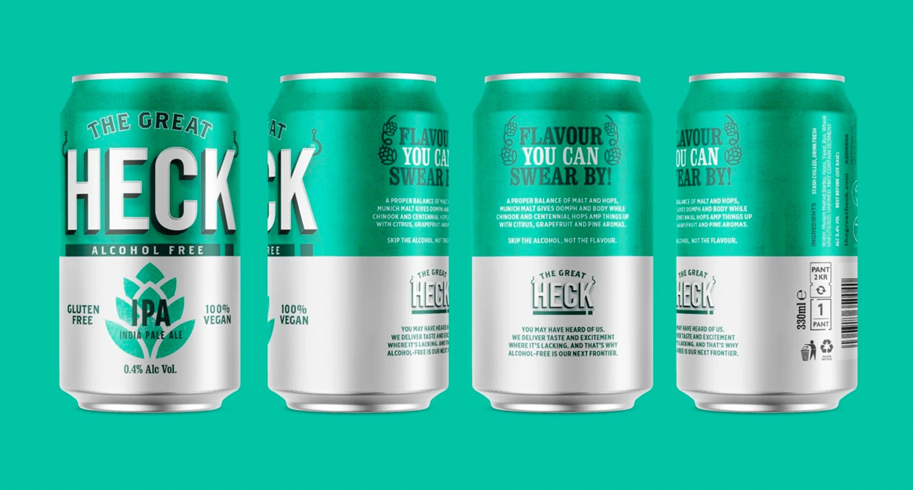 Advertisement of brand Heck's new product development