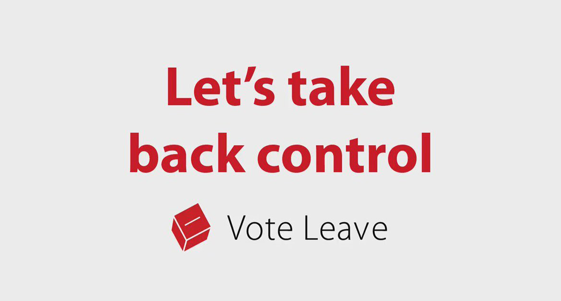 Brand storytelling by Brexit's 'Leave' marketing campaign