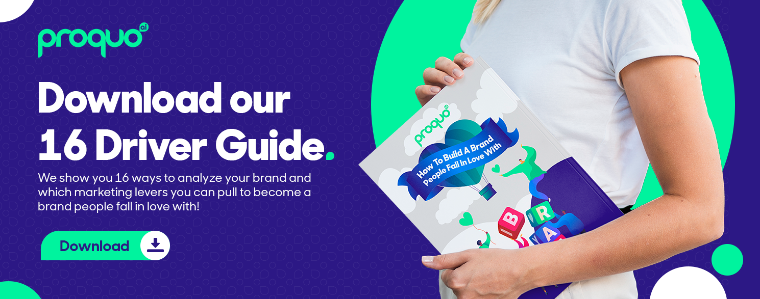 ProQuo AI 16 Driver brand strategy guide 