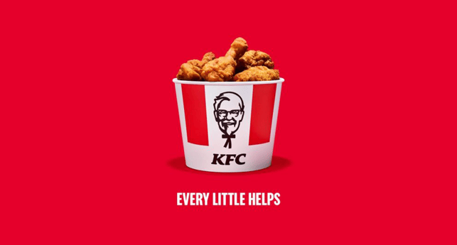 new kfc advertisement building popularity