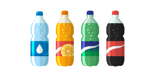 coke bottles