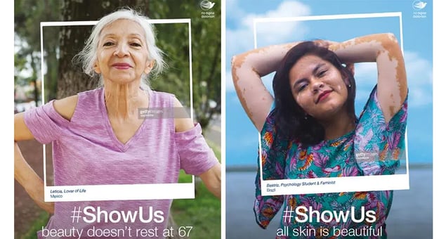brand Dove's inclusive marketing campaign proving the importance of brand