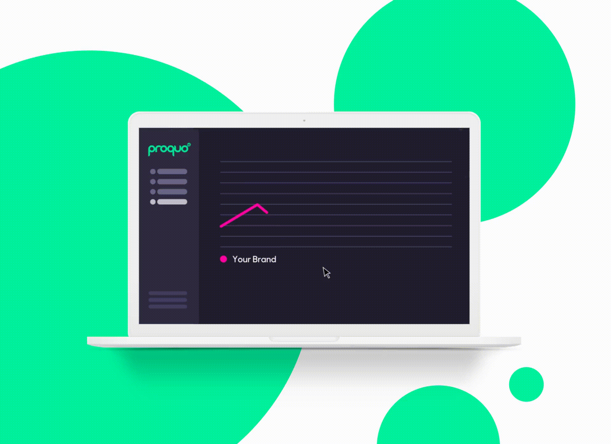 ProQuo's AI's technology platform demonstrating AI-powered brand growth