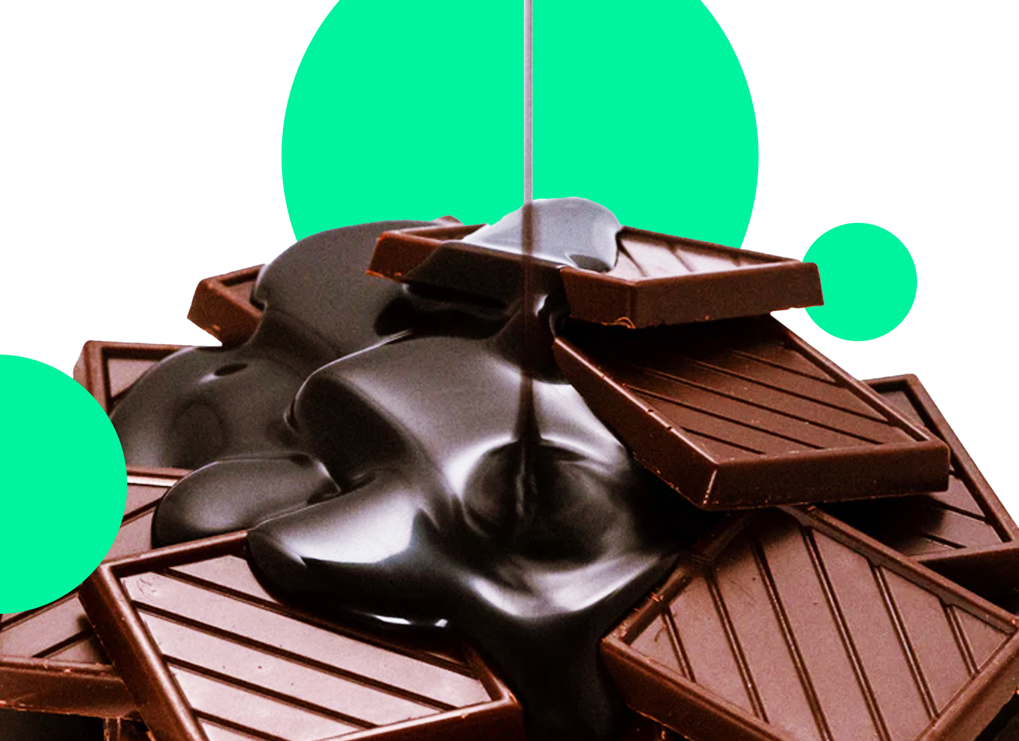 Pile of chocolate successful brands on World Chocolate Day