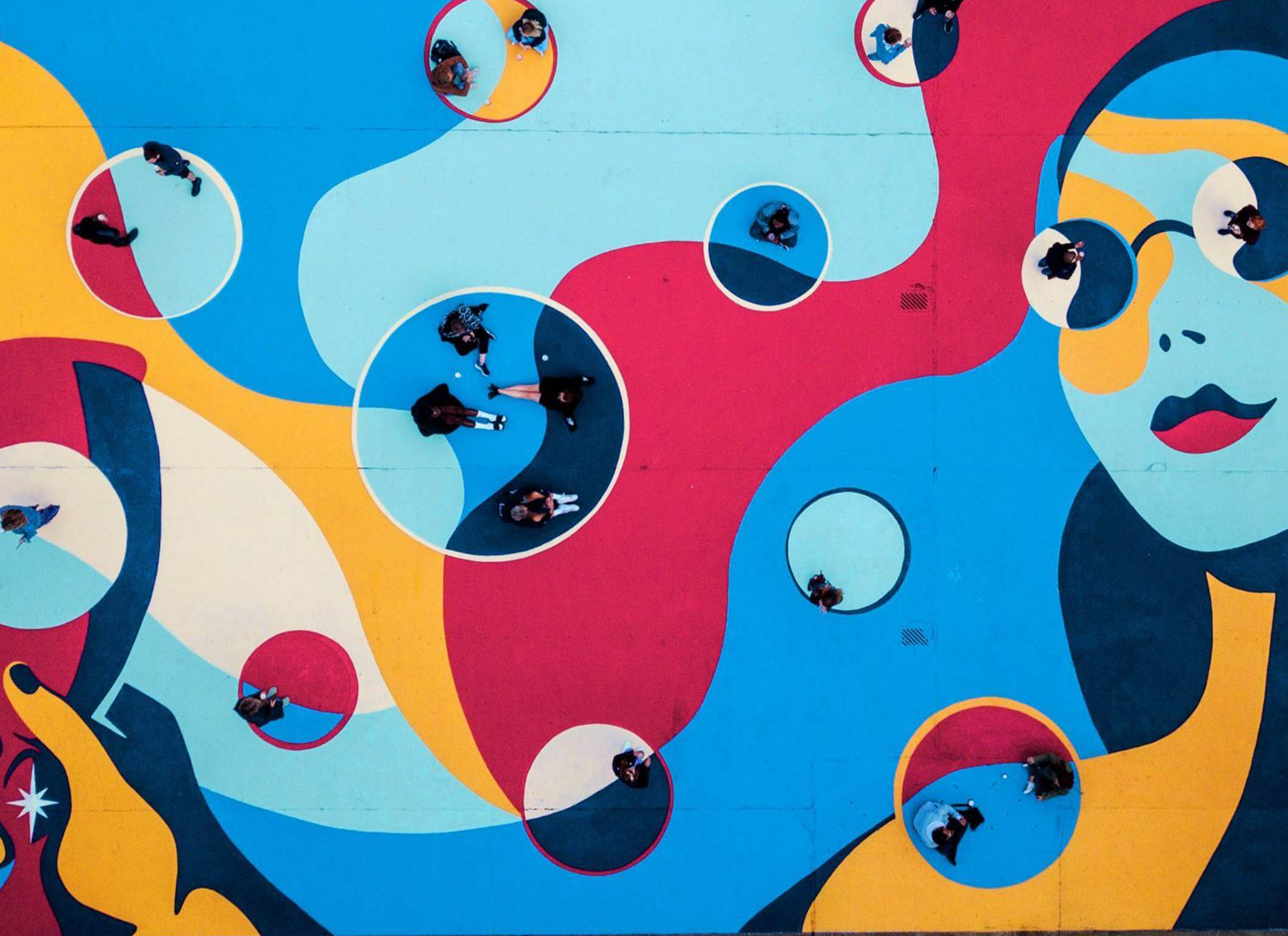 A Stella Artois street art marketing campaign by brand storytelling agency Mother